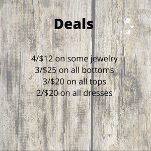 Check out these new deals
